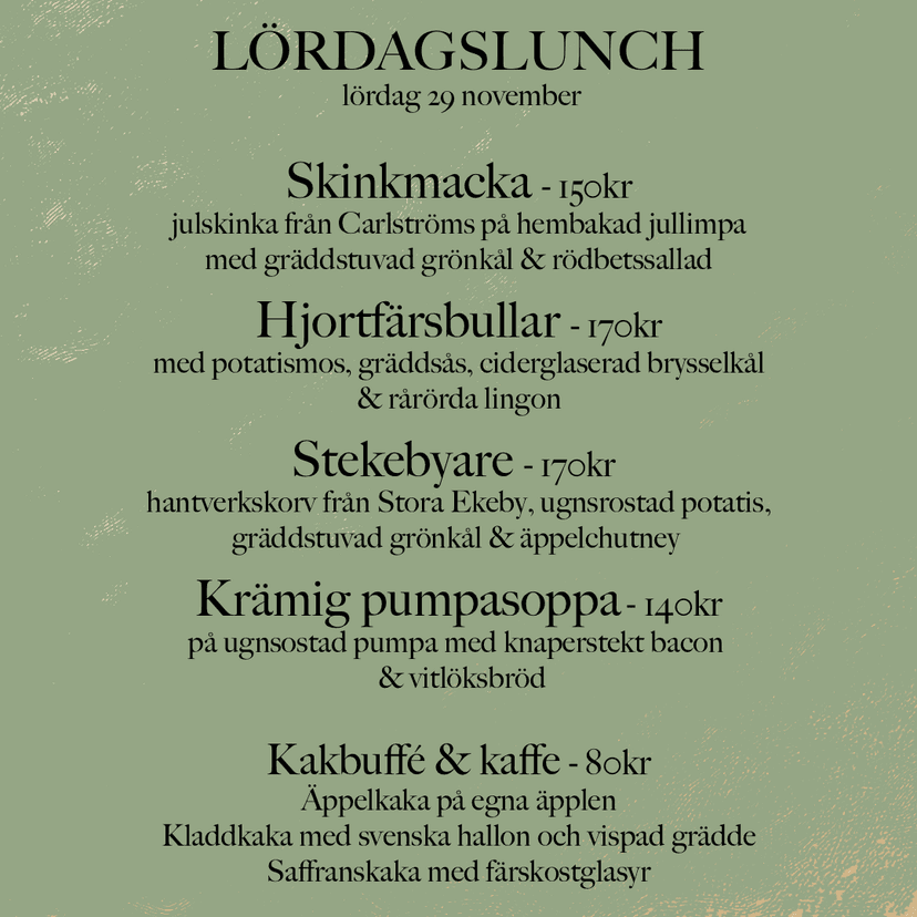 Lunch i Ciderhuset